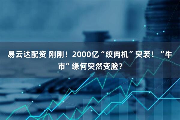 易云达配资 刚刚!2000亿“绞肉机”突袭!“牛市”缘何突然变脸?