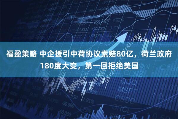 福盈策略 中企援引中荷协议索赔80亿，荷兰政府180度大变，第一回拒绝美国